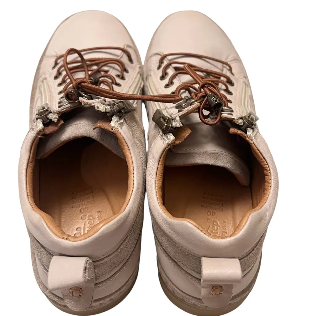 Spring Step Lauria Leather & Suede Flat Platform
Lace-up Sneakers Size 40 or 9 - Image 4