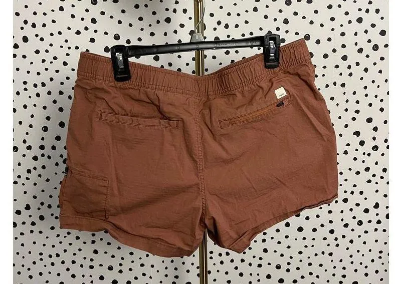 Ripstop Women's Clay Brown Shorts with Zip Pockets - Image 2