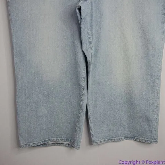 NEW Madewell Plus‎ Perfect Vintage Wide-Leg Crop Jean in Edmunds Wash, 28W - Image 5