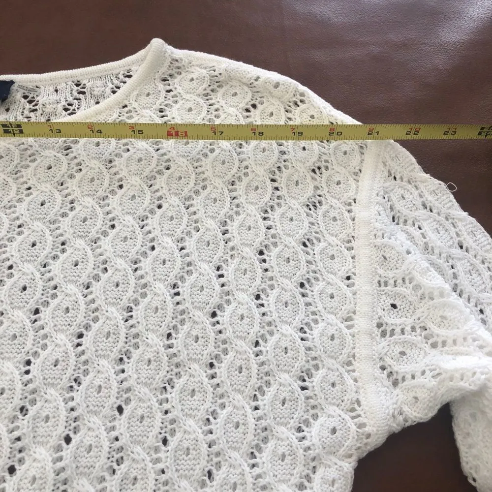 ⭐️White Knit Sweater by Magaschoni - Image 9