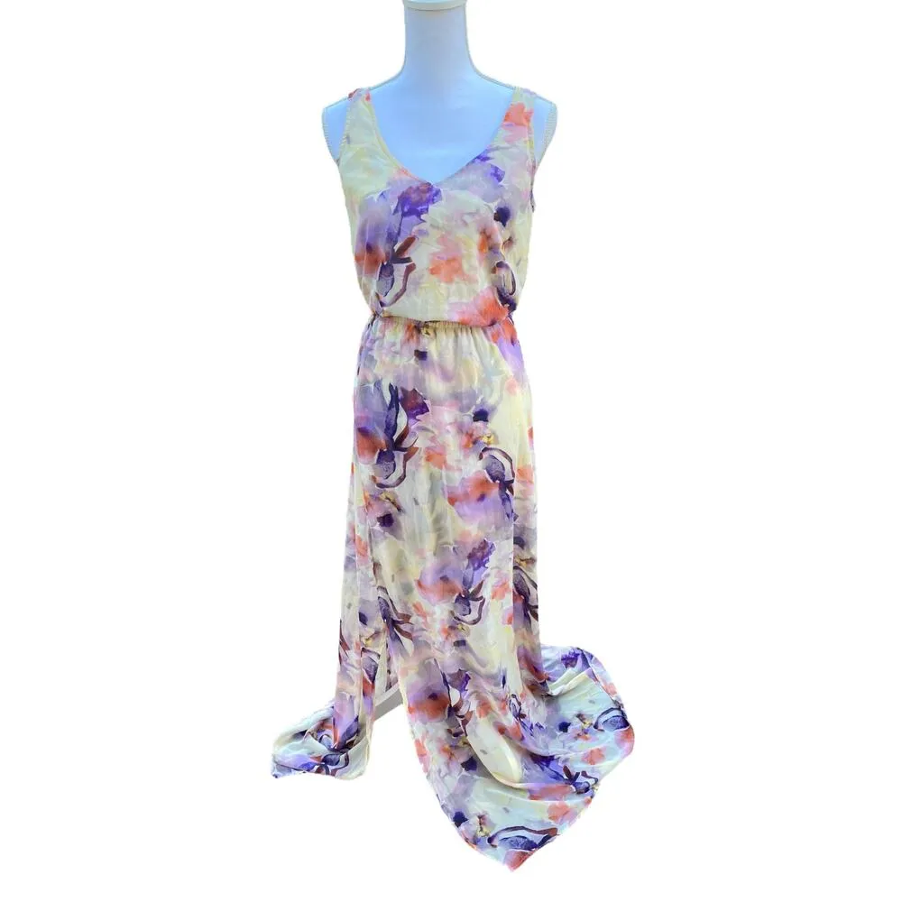 Show Me Your Mumu Kendall Maxi Dress Abers Babers Floral Women's Extra Small - Image 10
