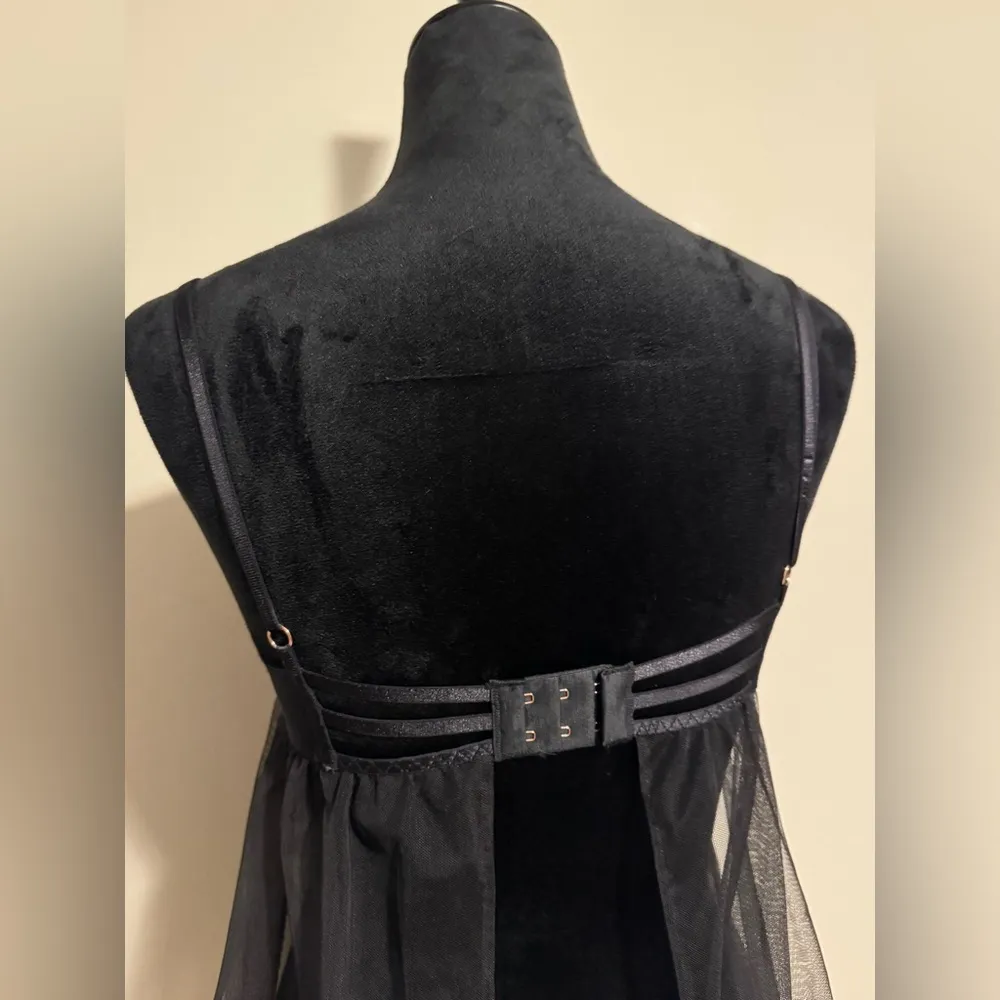 EUC Victoria Secret Babydoll Floral Push Up Lingerie size 34C - Image 6