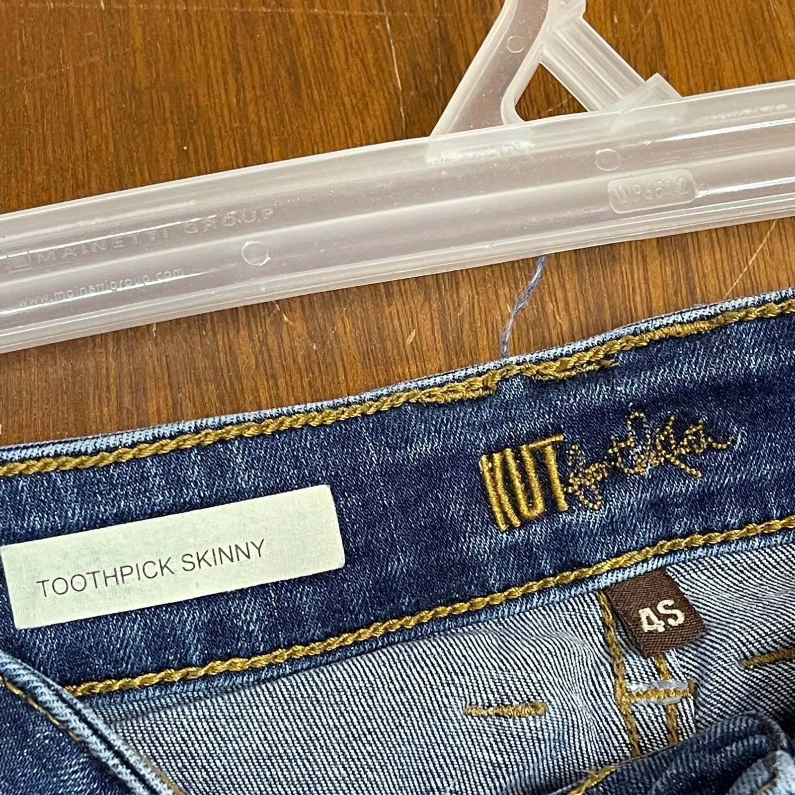 Kut From The Kloth Woman’s Denim Dark Washed Toothpick Skinny Jeans Size 4S - Image 4