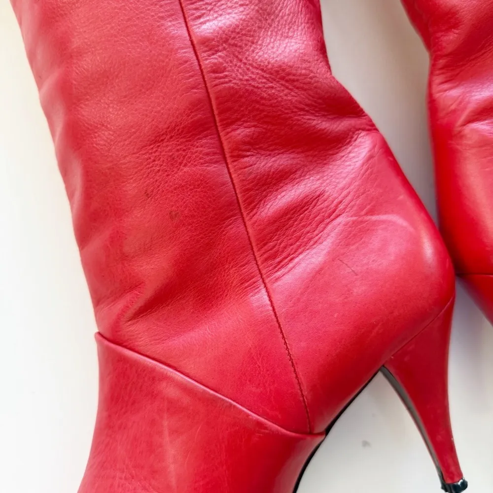 Barefoot Original Red Leather Boots Size 8.5 - Image 5