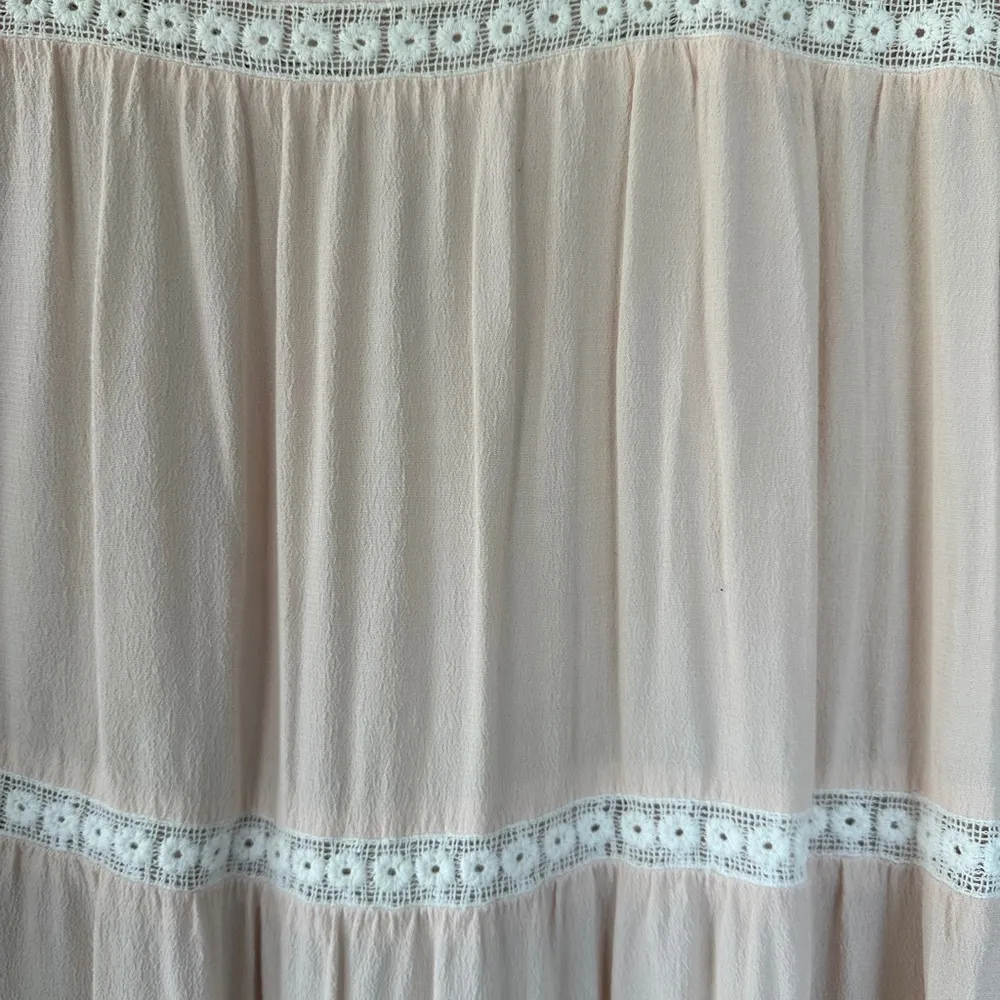 Urban Outfitters Little White Lies Prairie Dress Size Medium Pink - Image 3