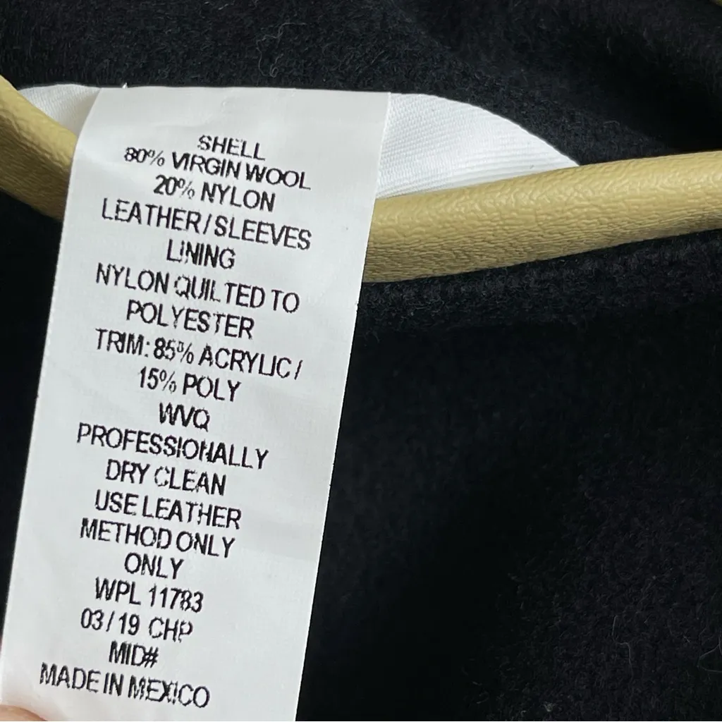 Holloway Unisex Letterman Virgin Wool Varsity Jacket Size S Vinyl Sleeves - Image 10