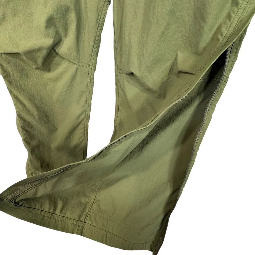 REI CO-OP SZ 12 Sahara Convertible Pants Shorts UPF 50+ Quick-Dry Mid-Rise Green - Image 10