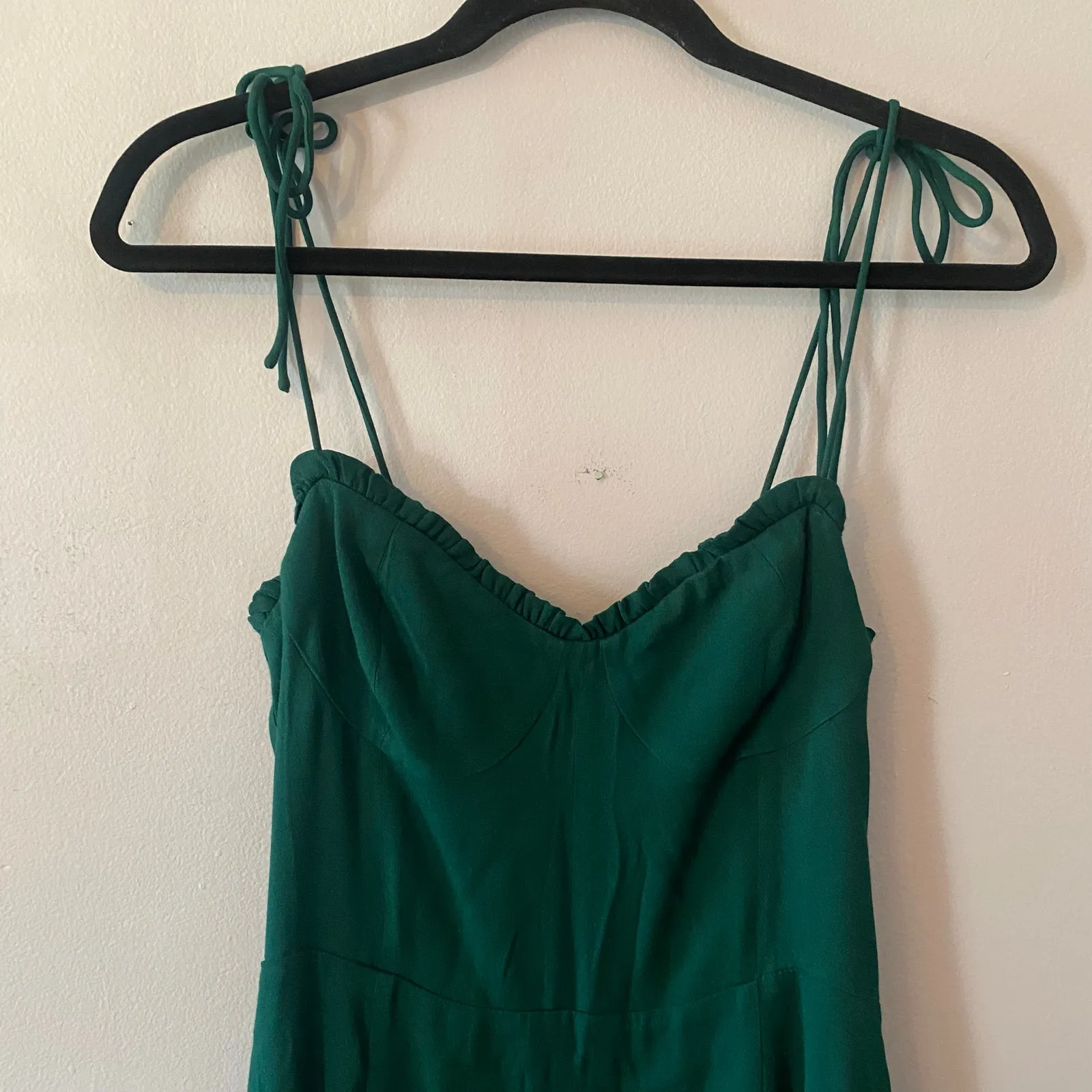 Wilfred Emerald Green Sweetheart Bow Tie Sleeveless Mini Dress Women's size 6 - Image 5