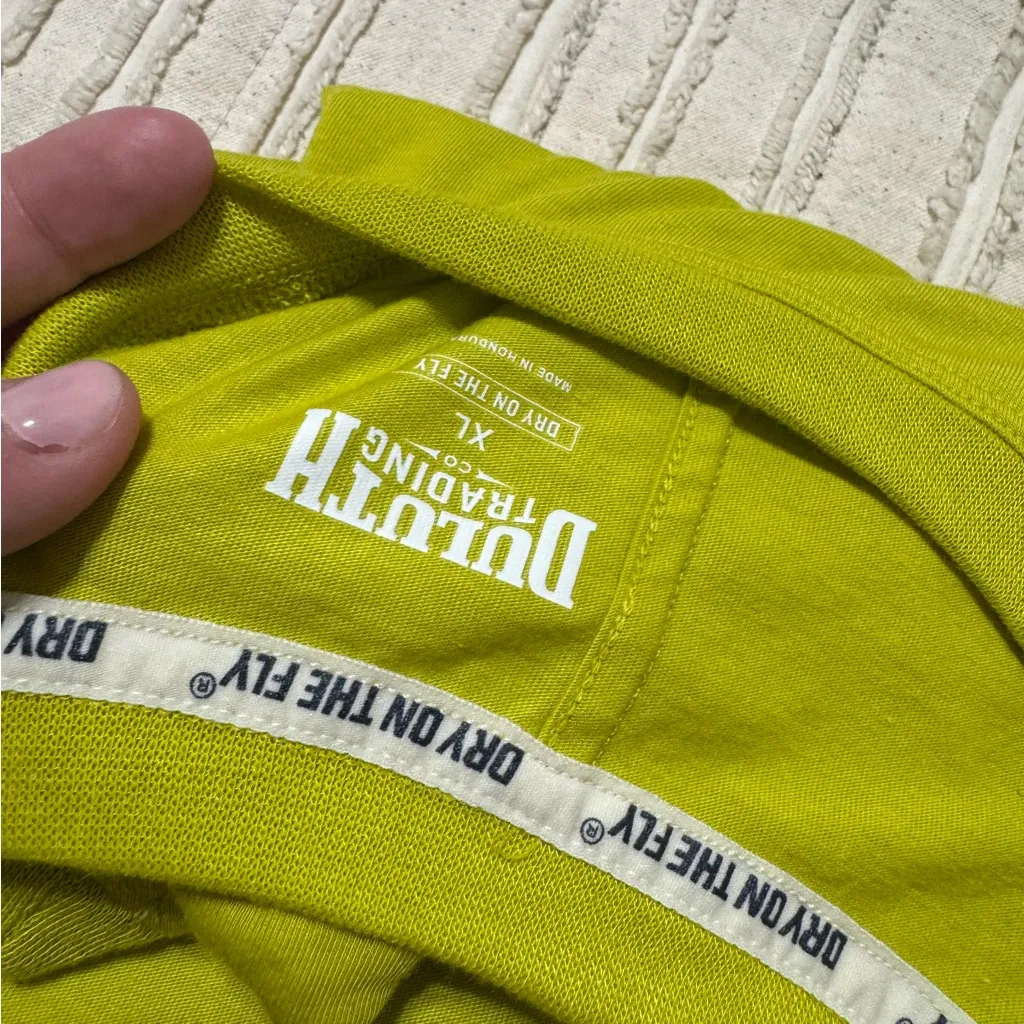 Duluth Trading Dry on the Fly Crewneck Tank Yellow Size XL - Image 4