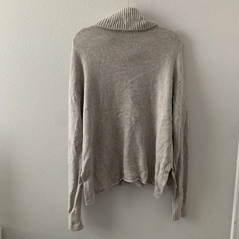 Joie Womens Size Medium Gray Wool Blend Cowl Neck Pullover Sweater - Image 3