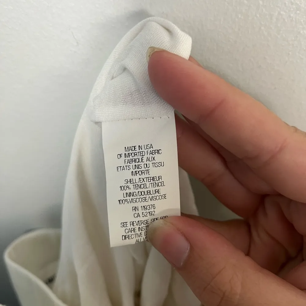 Helmut Lang  off white midi drape skirt size p/XS - Image 7