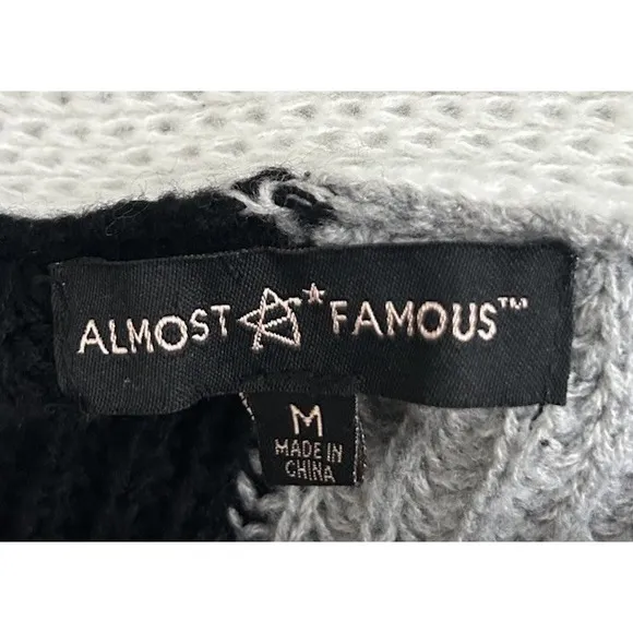 Almost Famous Women Medium ColorBlock Crop Light Academia Electric‎ Grandpa Prep - Image 7