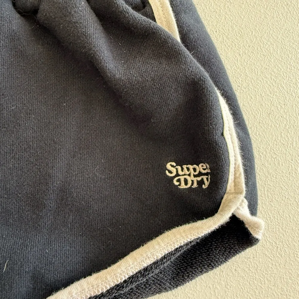 Superdry Vintage Jersey Racer shorts Dark Blue Womens Booty Size 4 Premium - Image 2
