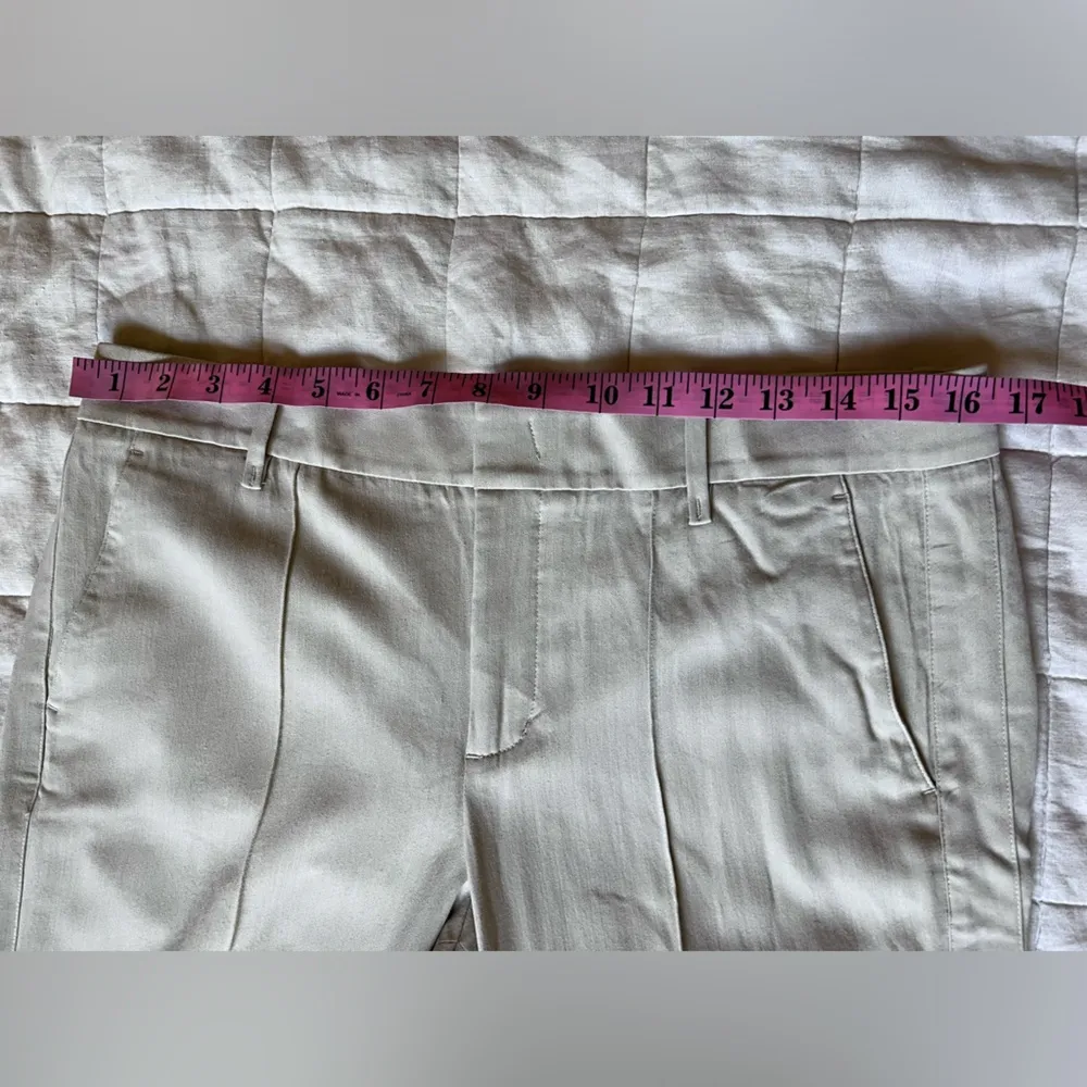 Vince Stitch Front Seam Cropped Dress Pants Beige Contemporary - Women's Size 8 - Image 8