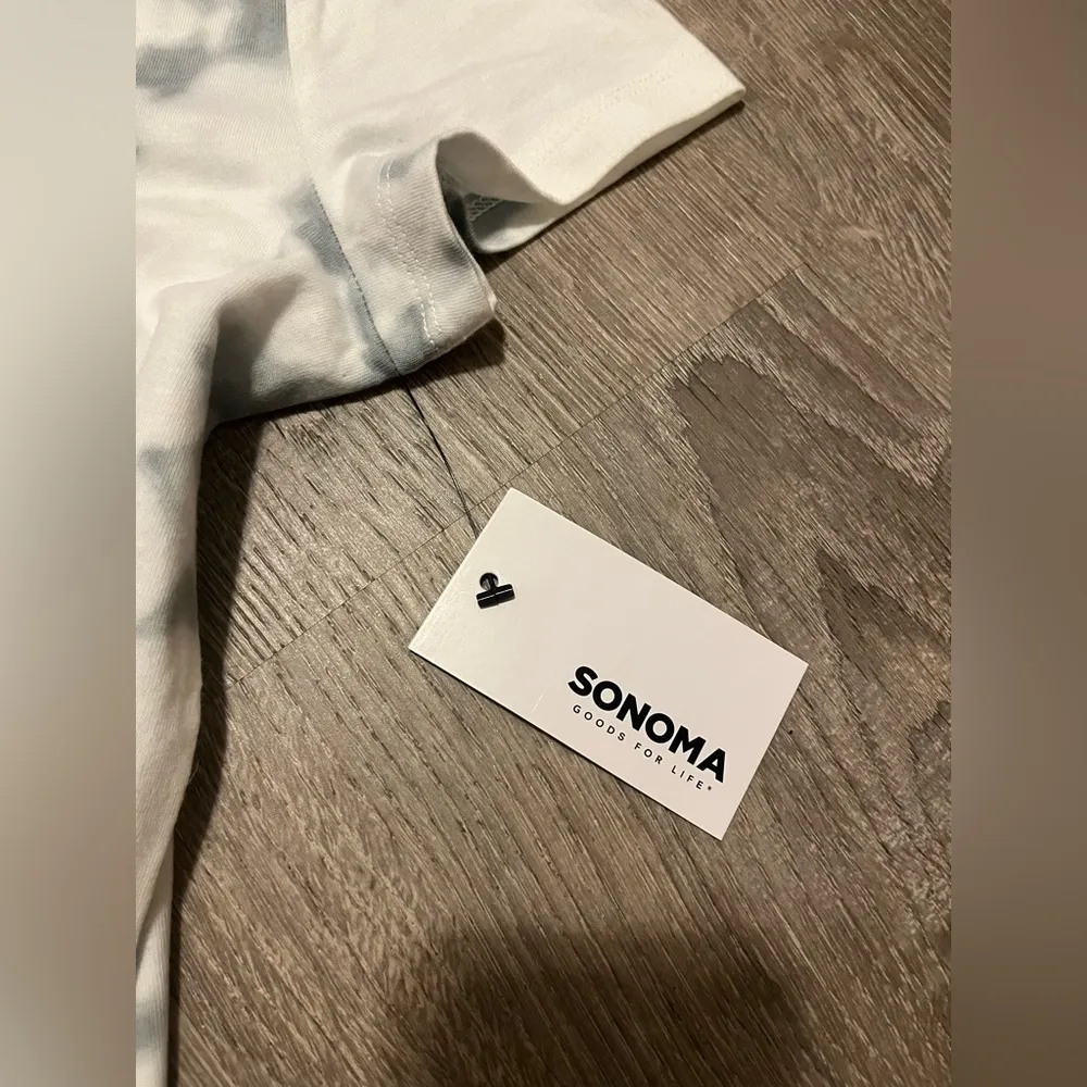 Sonoma Tie Dye T Shirt Midi Dress Womens Petite S PS Gray White NWT - Image 11