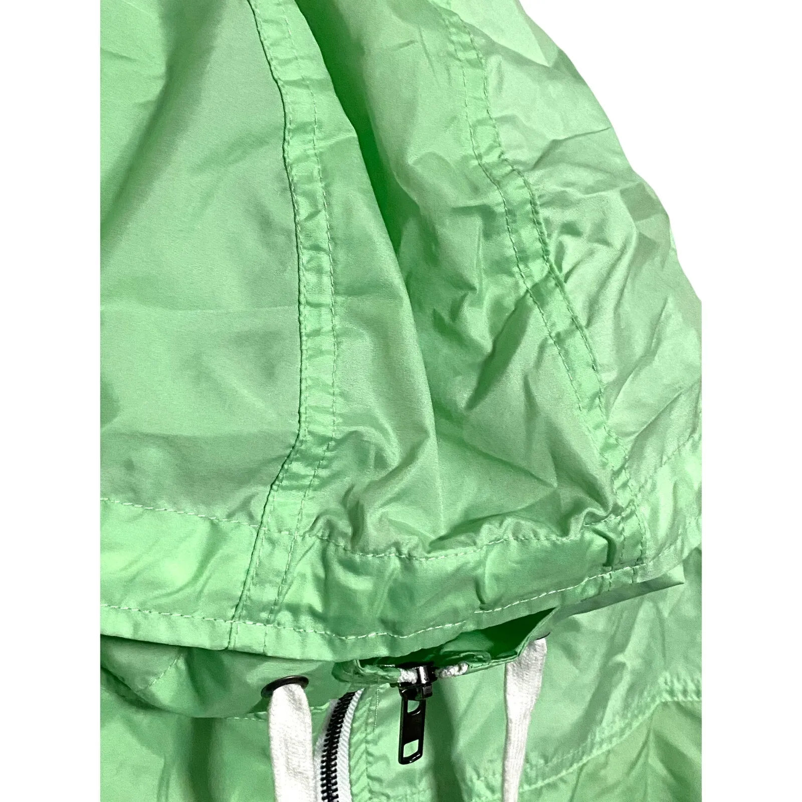 Zine Lightweight Full Zip Hooded Weatherproof Jacket Womens S Outdoor Utility Green - Image 5