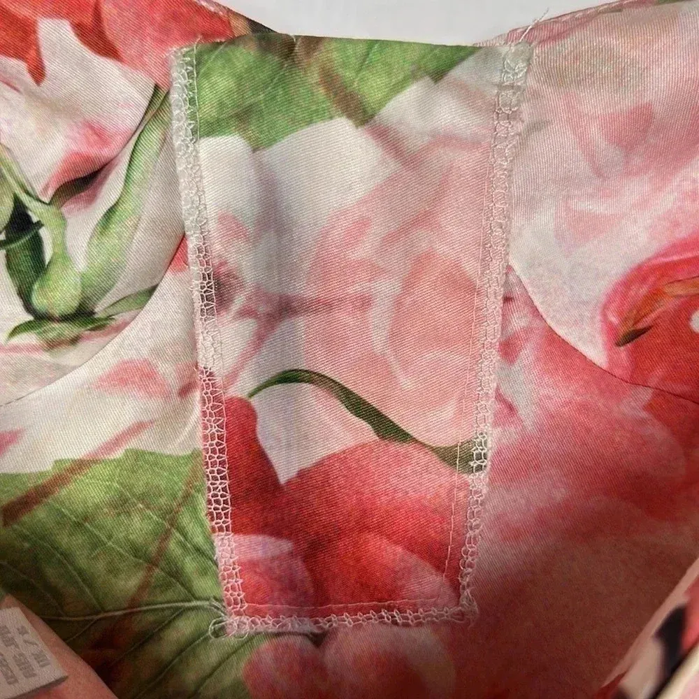 Shakuhachi REVOLVE Strapless Midsummer Nights Floral Jumpsuit Size XS Pink - Image 11