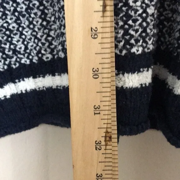 Vtg Liz Claiborne oversized cotton blend knit pullover fall sweater large - Image 8