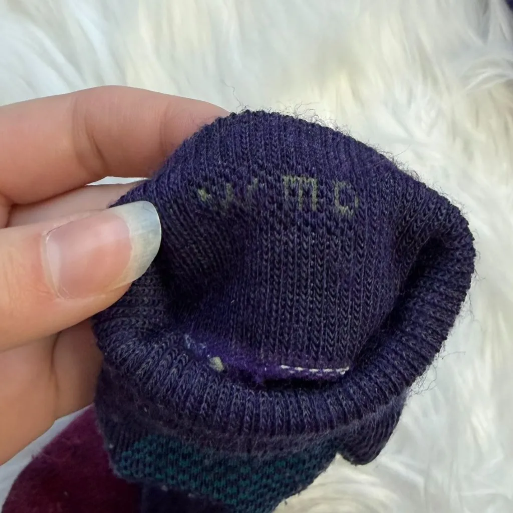 Smartwool Purple Crew Socks Women's Medium - Image 3