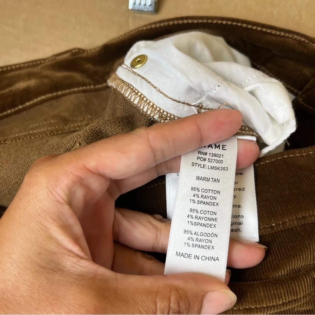 FRAME Le Mini Corduroy Skirt - Image 9