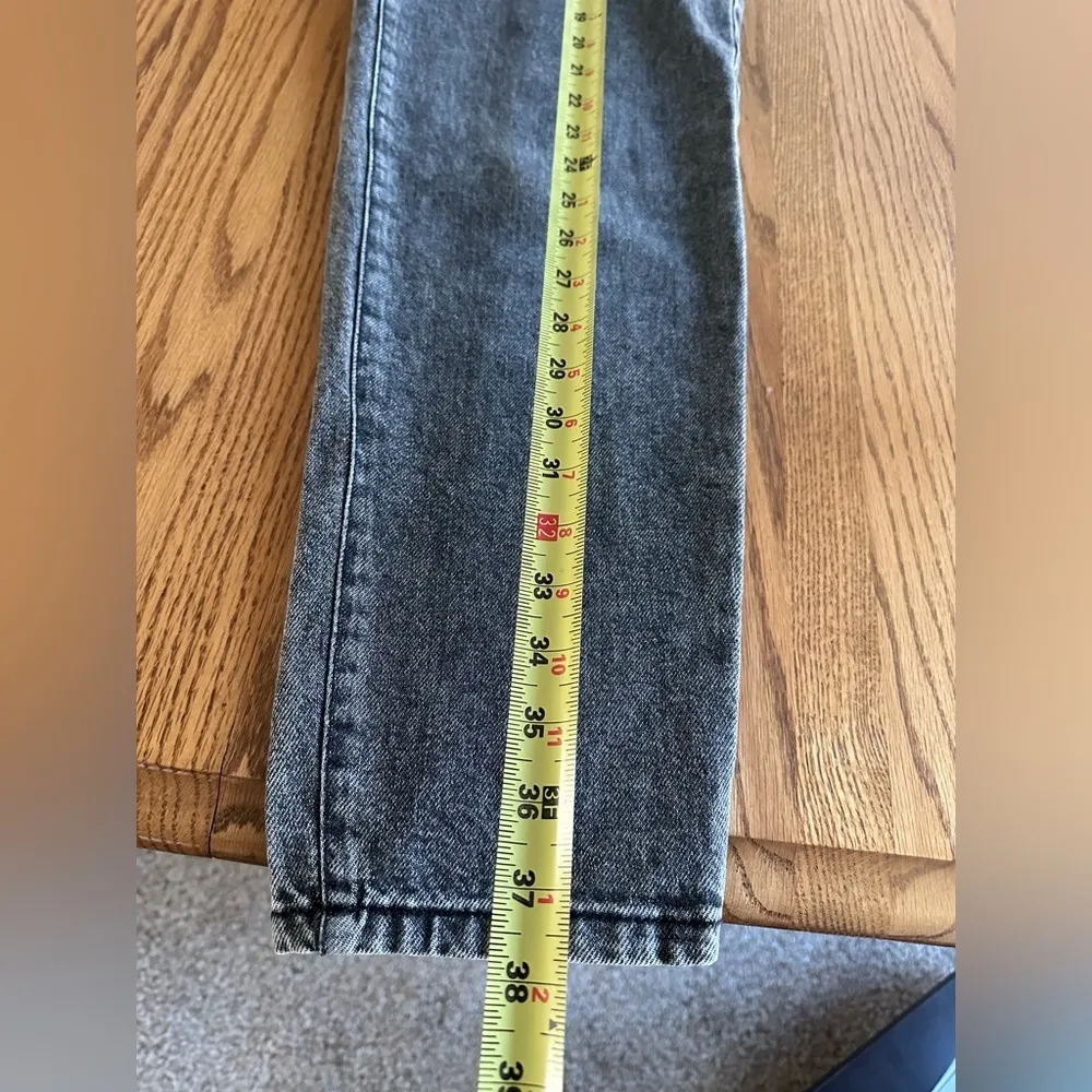 So Goods For Life Black Acid Wash High Rise Mom Jeans Elastic Waist  W25 - Image 14