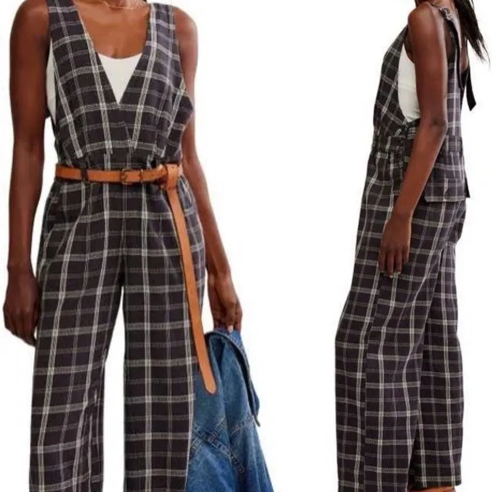 Free People Mara Overalls Black Combo 6 - Image 11