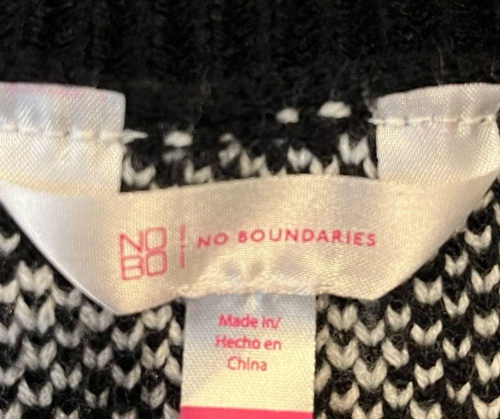 Skull Sweater Vest Black White Size XSmall - Image 3