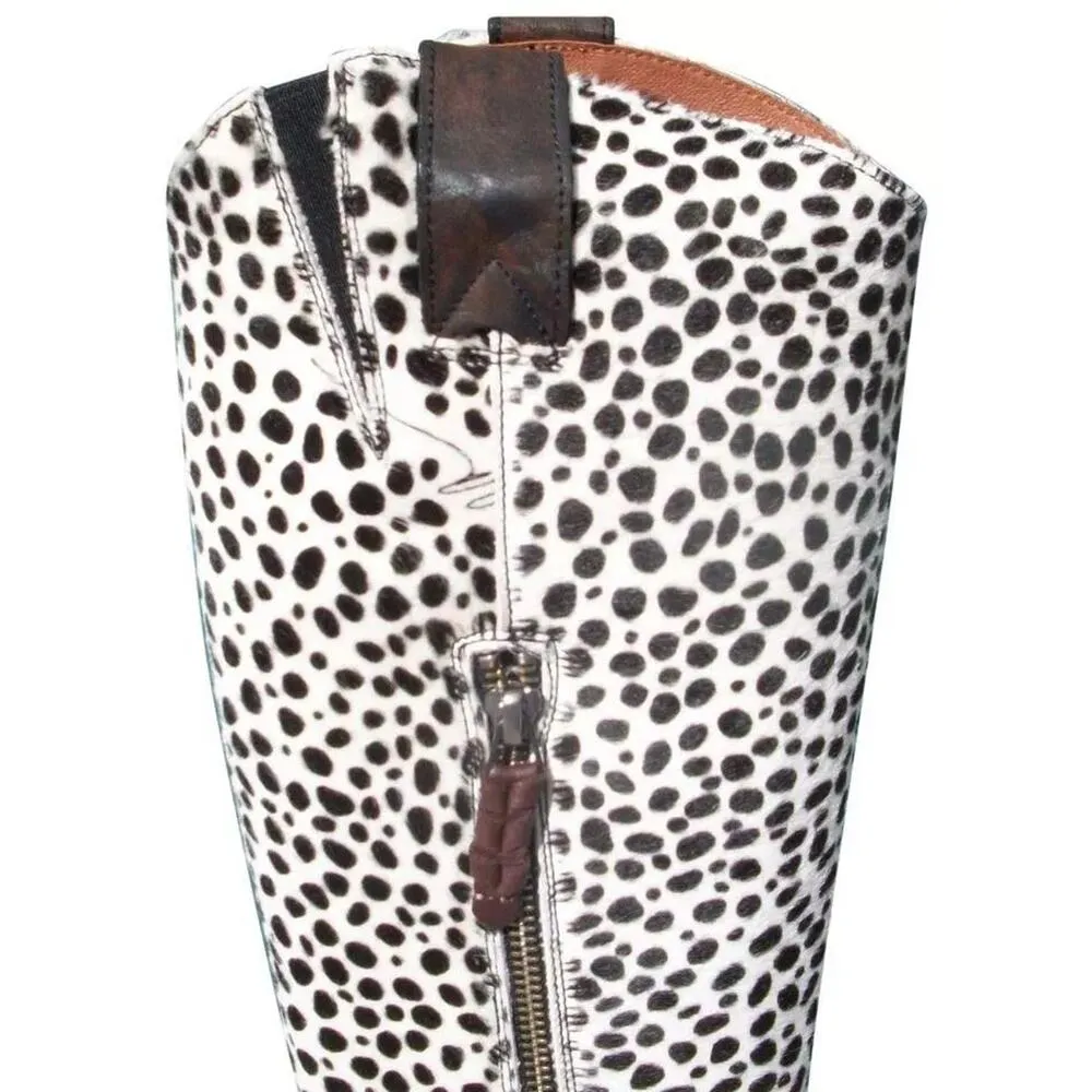 Donald Pliner Western Couture Boot New Chitta Hair Calf Leather New $950 NWT Black Size 5.5 - Image 13