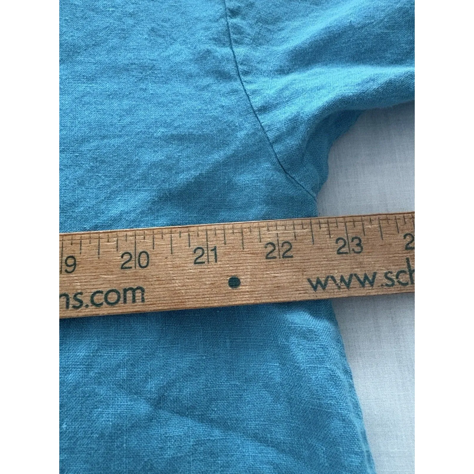 Bryn Walker 100% Linen Tunic Sz Small Blue Lagenlook Oversized Boxy Lightweight - Image 12