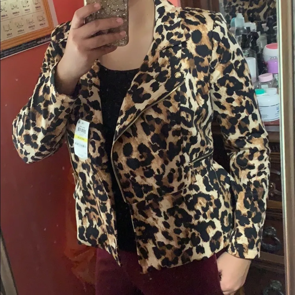 cheetah print blazer jacket - Image 7
