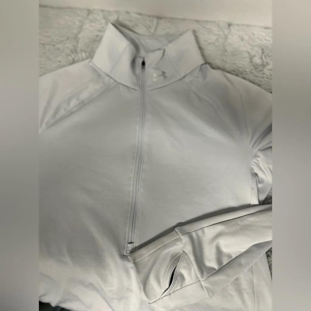 Under Armour Silver Half-Zip Pullover - Image 4
