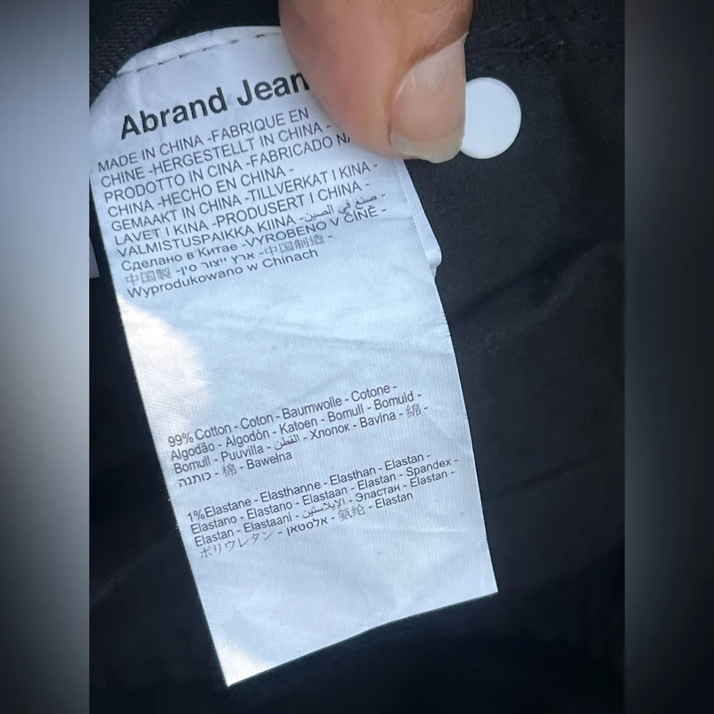 ABrand 94 High & Wide Jeans Black Size 25 - Image 12