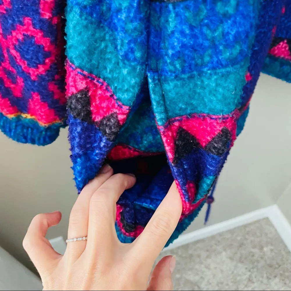 Victoria Sport Vintage 90's Fleece Sweater Sz Large - Image 6