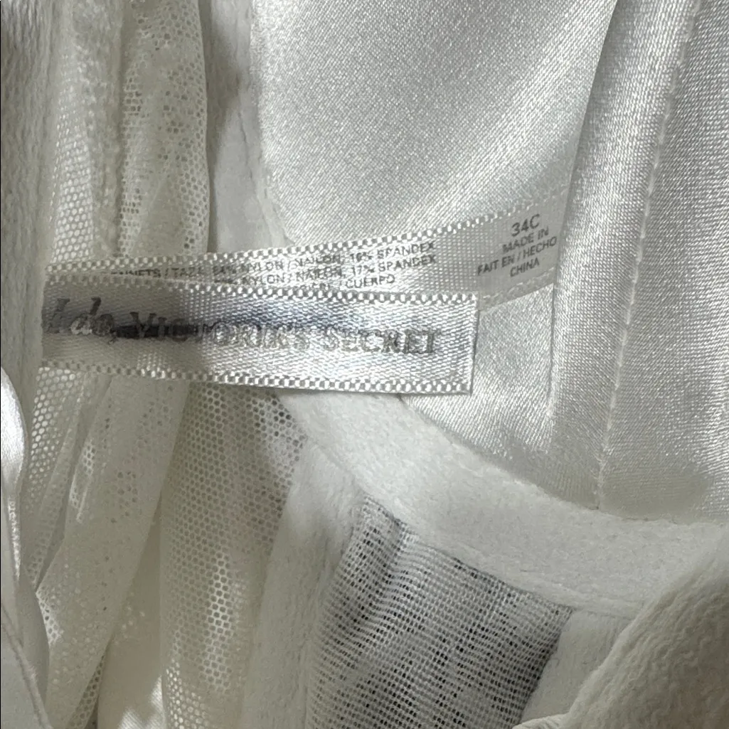 Victoria's Secret I DO White Lace Bustier Size 34C - Image 2