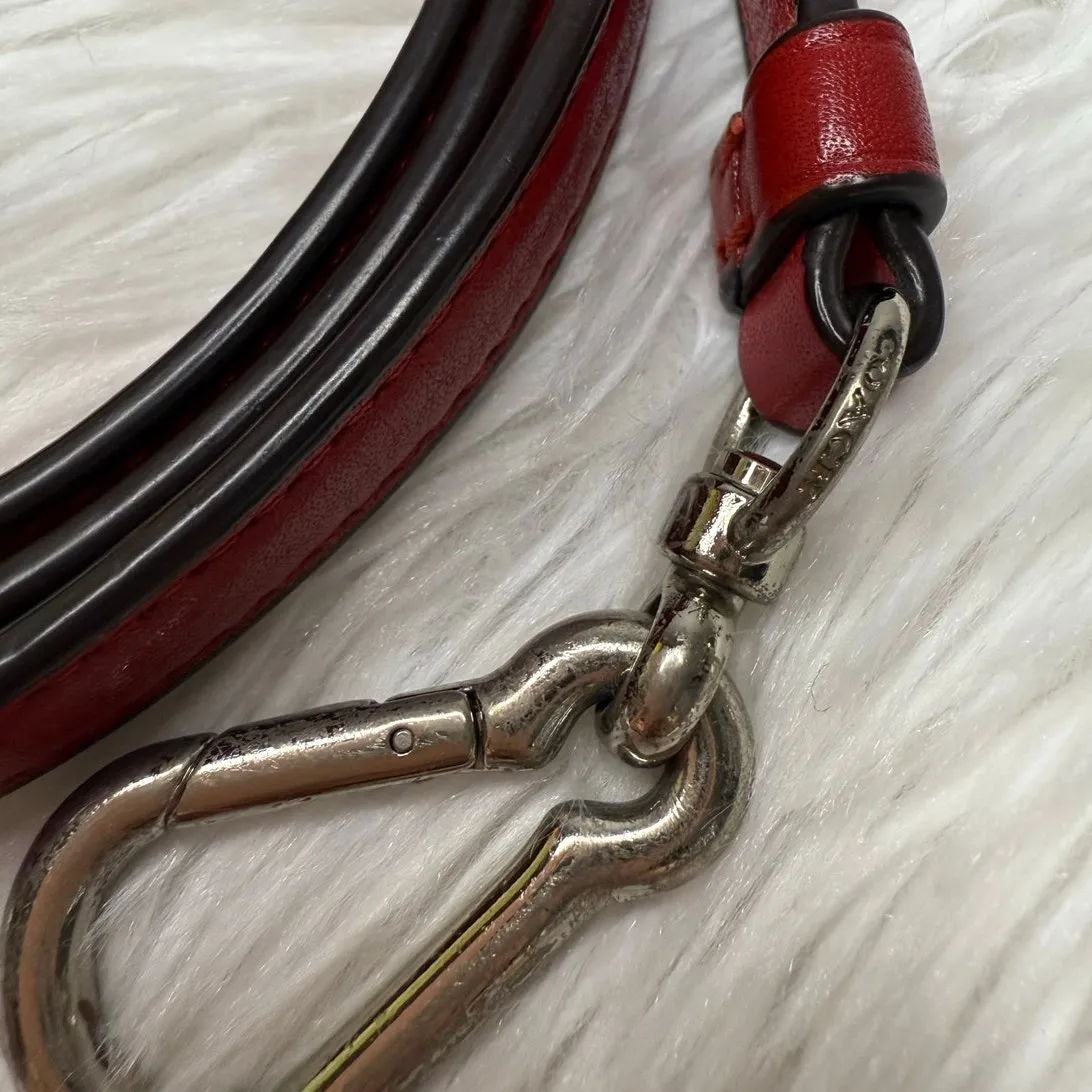 Coach  Red Silver Replacement Shoulder Strap - Image 5