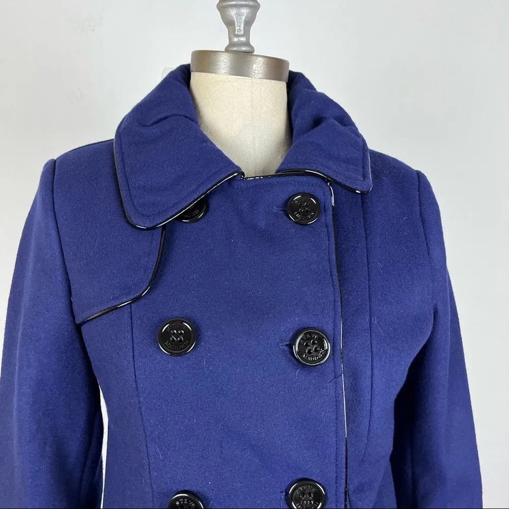 Steve Madden Indigo Black Peacoat NWT Small - Image 3