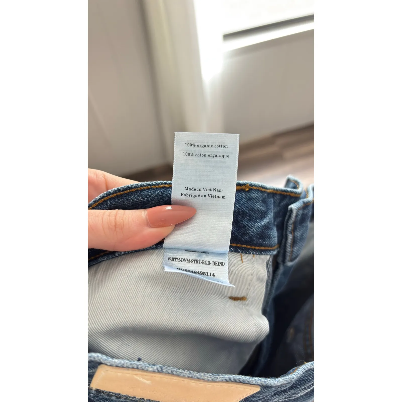 $128 Everlane The 90s Cheeky Jeans Organic Cotton Blue Size 31 - Image 10