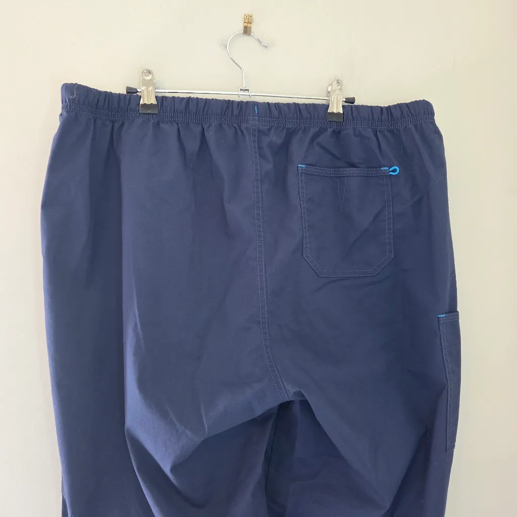 WonderWink Wonderflex Navy Scrub Pants - Image 5
