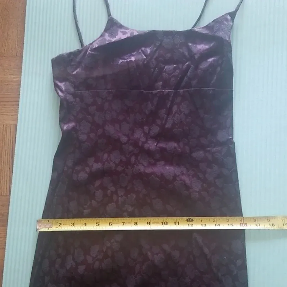NWOT City Triangle Purple Full length gown dress high slit - Image 14