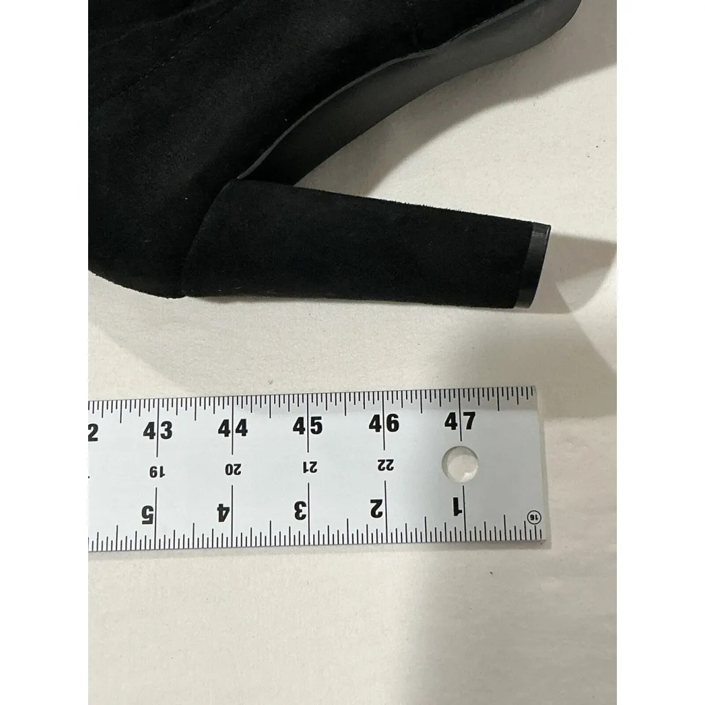 Woman’s Just Fab Philpa Block Heel 1/2 Zip Otk Boots Black Size 10 - Image 3