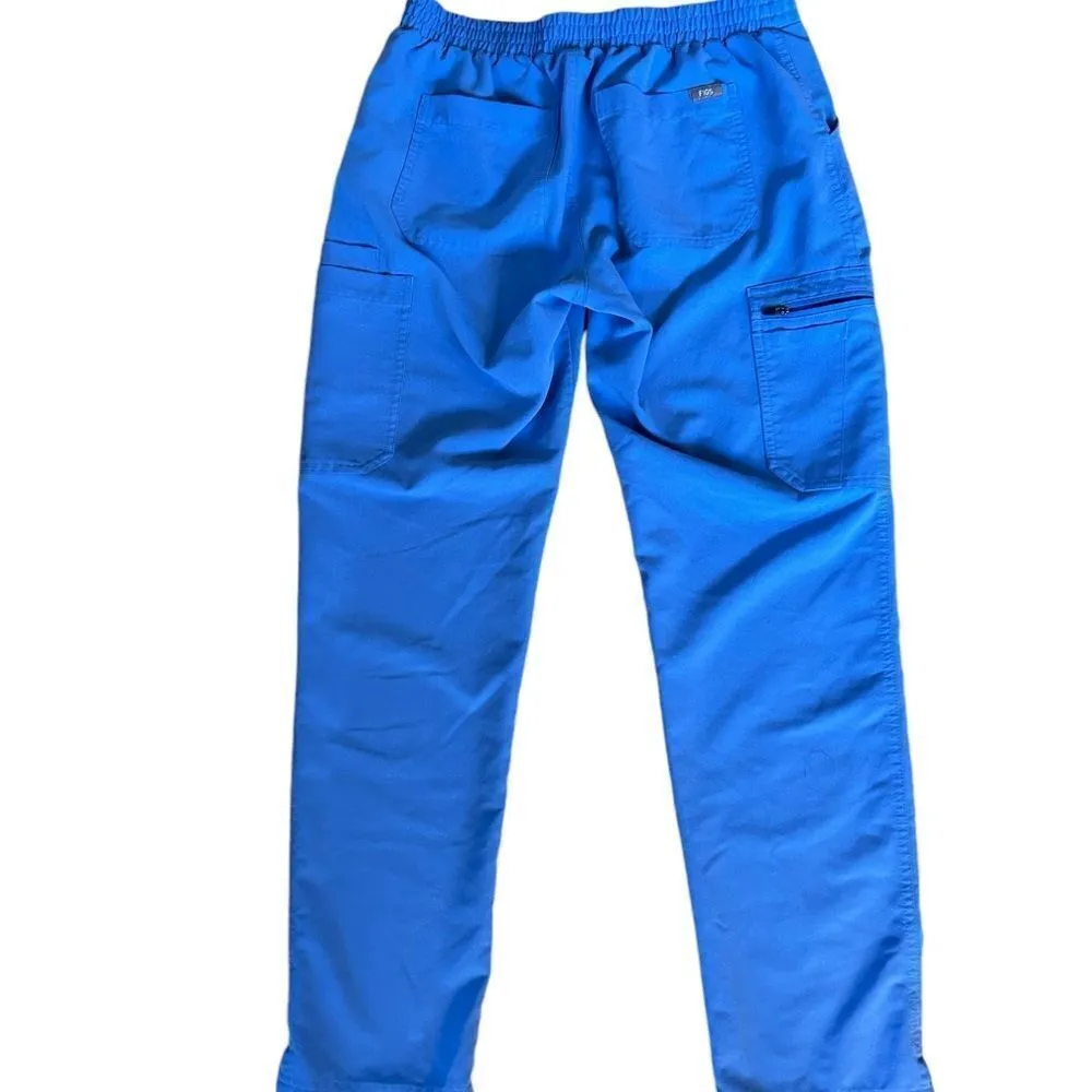 Figs Light Blue Zamora Scrub Pants Size Small Style TW2000 Excellent Condition - Image 2