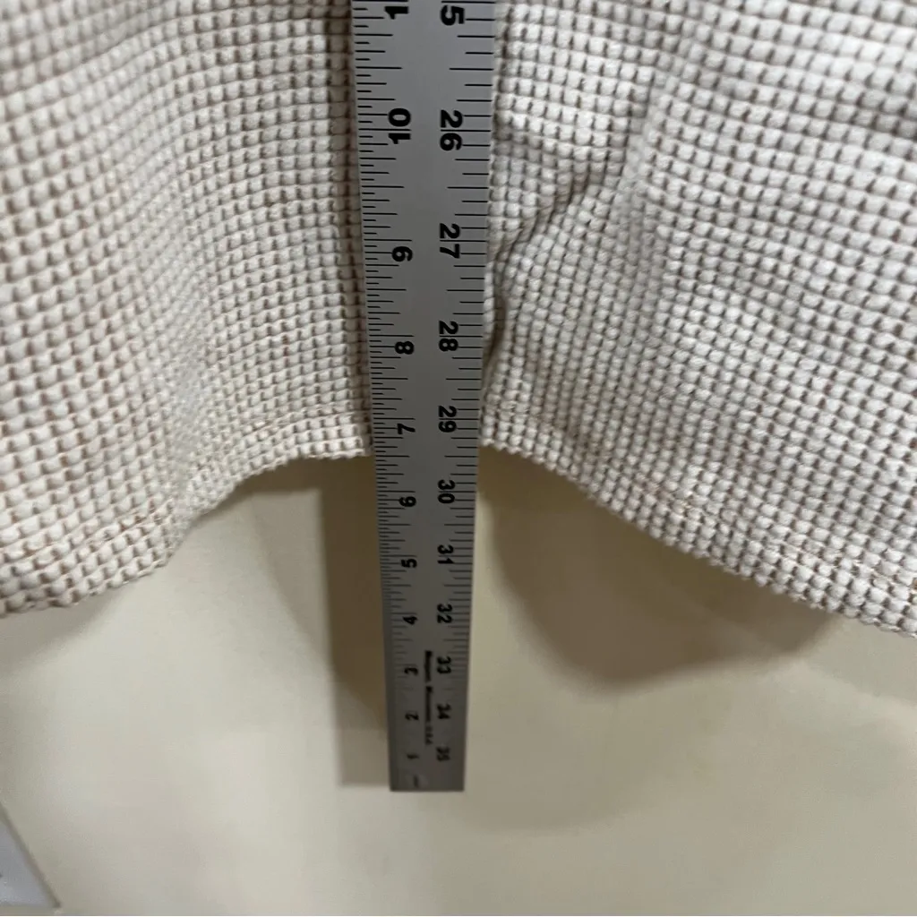 NWT Free People ivory waffle-knit long-sleeve shirt Coast 2 Coast Thermal size S - Image 5