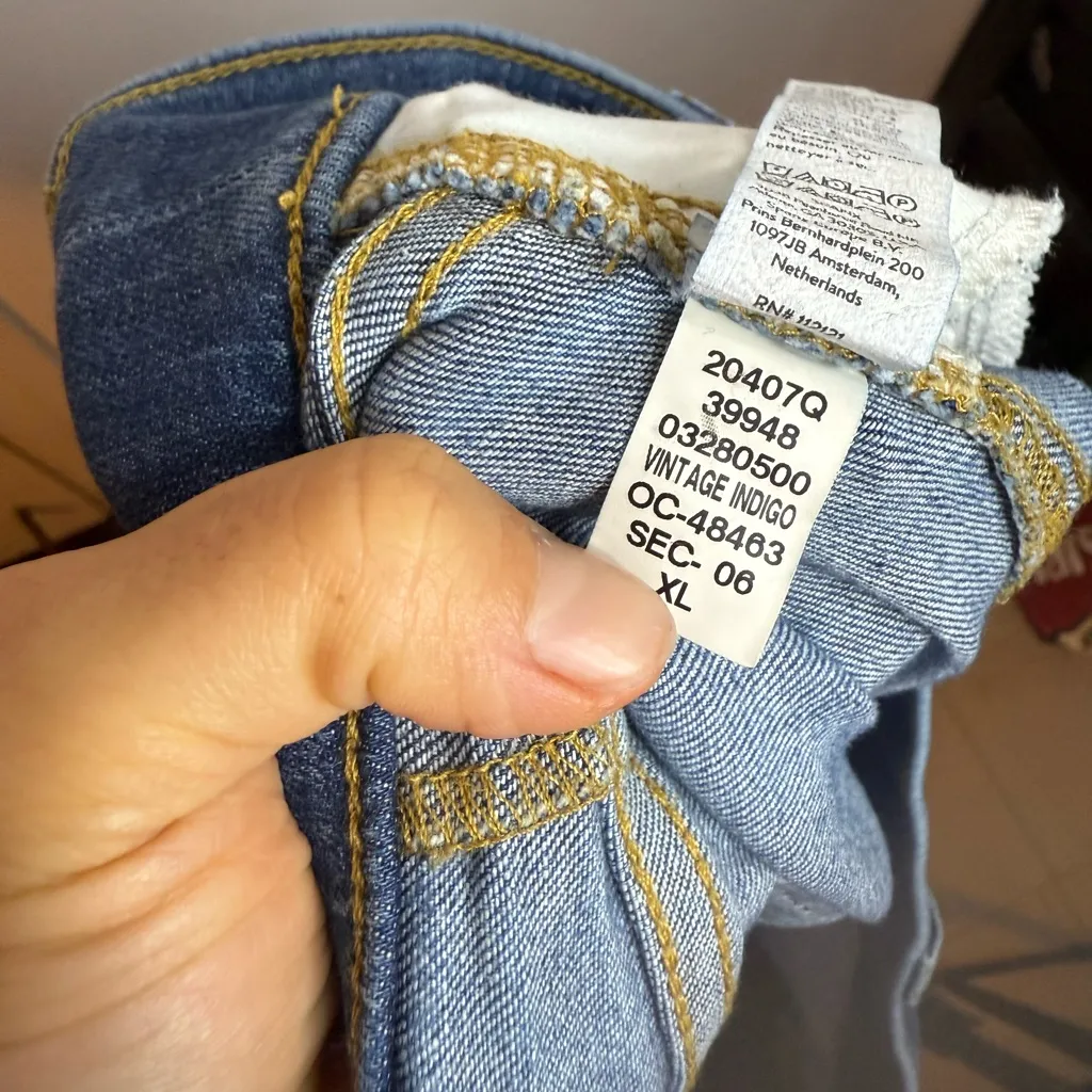 Spanx Front Seamed Pull On Wide Leg Jeans - Image 5