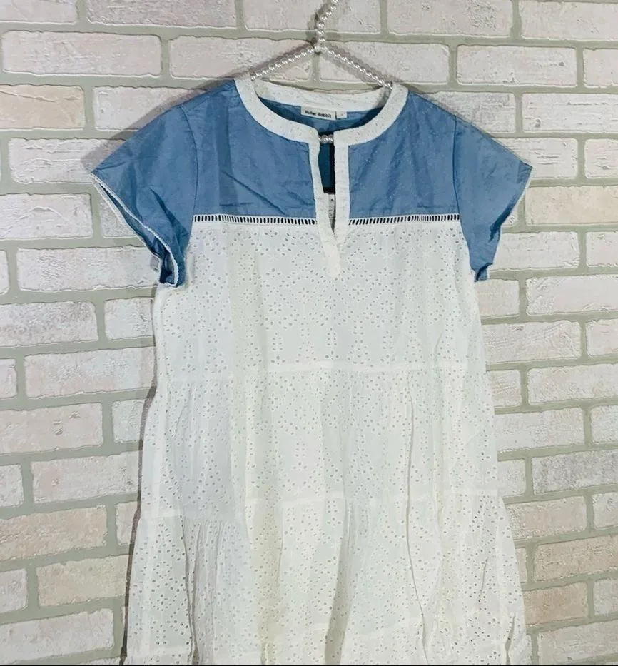 Roller Rabbit NWT Pamela Aster Eyelet Shift Dress Size M - Image 6