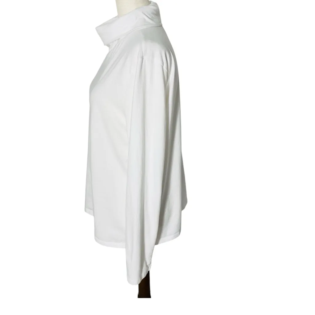 TALBOTS Basic White Turtleneck Top - Image 4