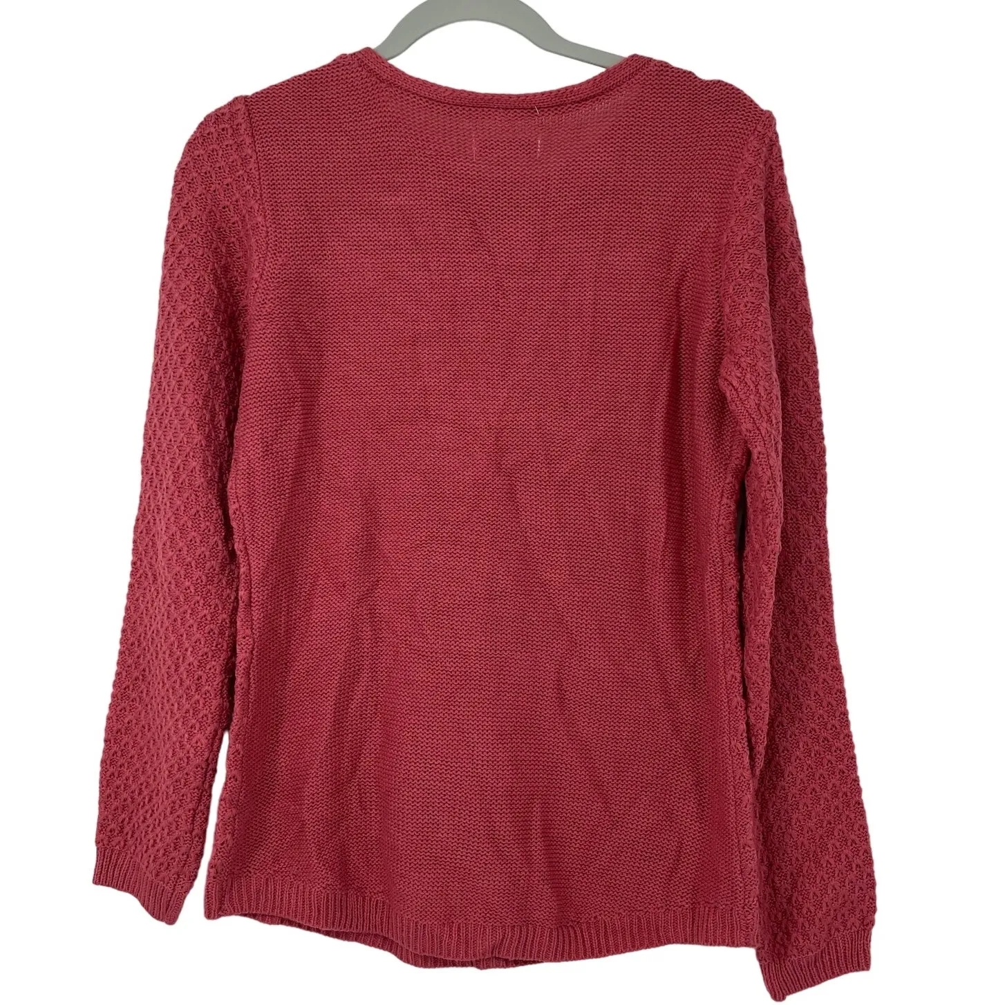 CROFT & BARROW Dark Pink Red Sweater Small - Image 2
