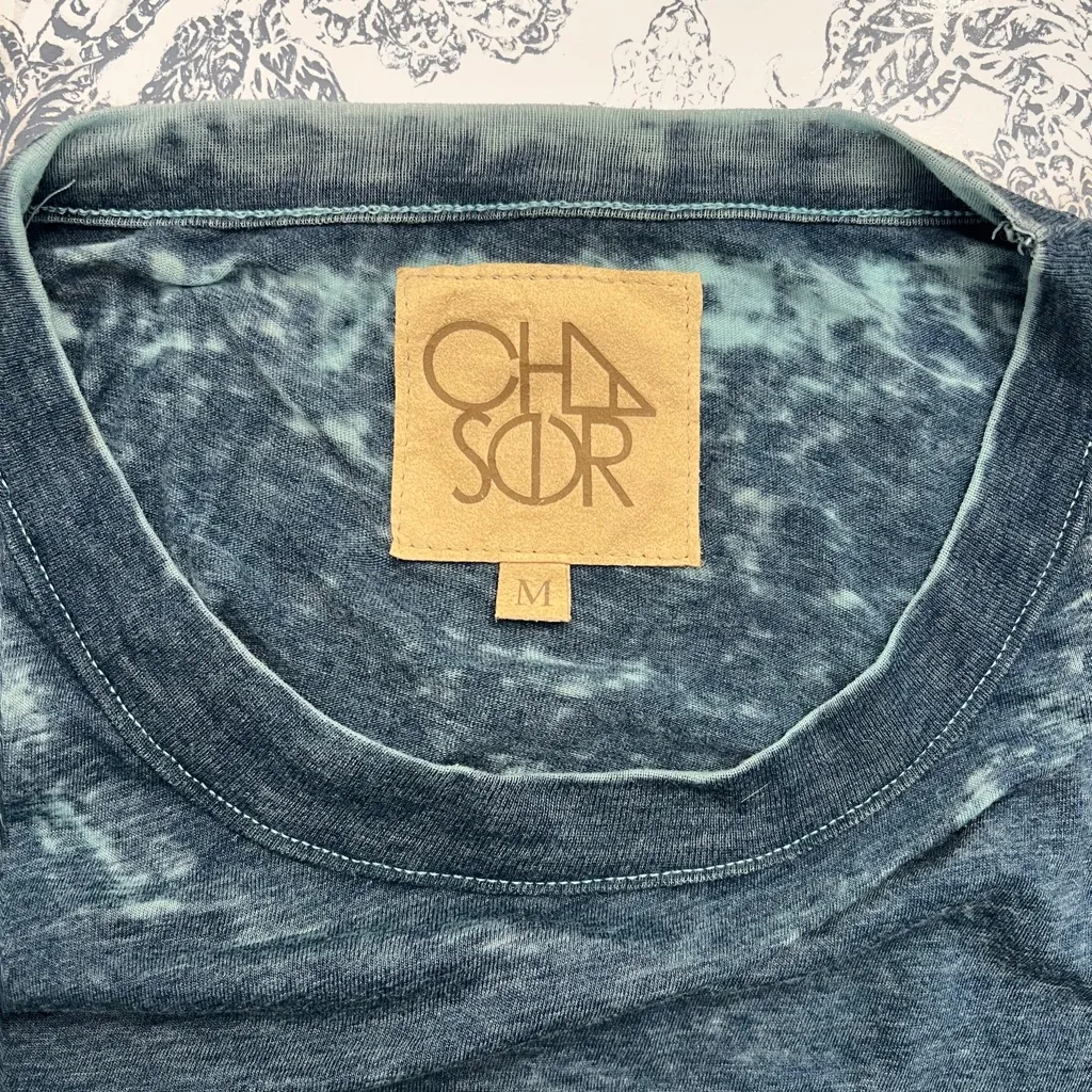 NWOT Revolve x Chaser Crew Neck Long Sleeve Burnout Tee - Image 3