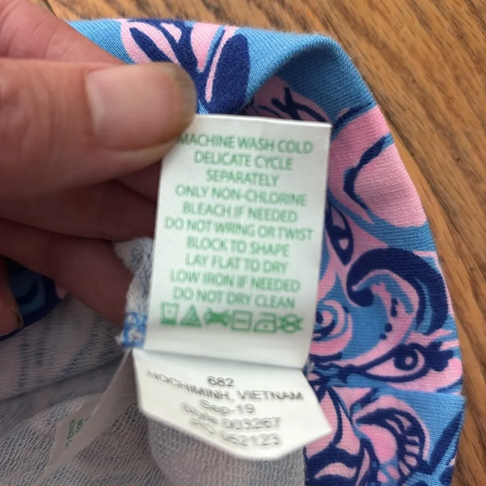 LILLY PULITZER Beline Dress In Lapis‎ Lazuli Horseshoe Bay size XS - Image 6