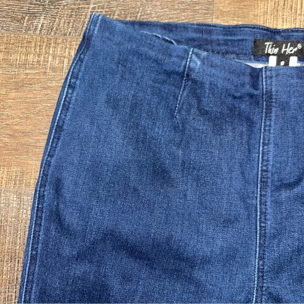 Thin Her Pull On Style Jeans Women’s Size 8 Blue - Image 2