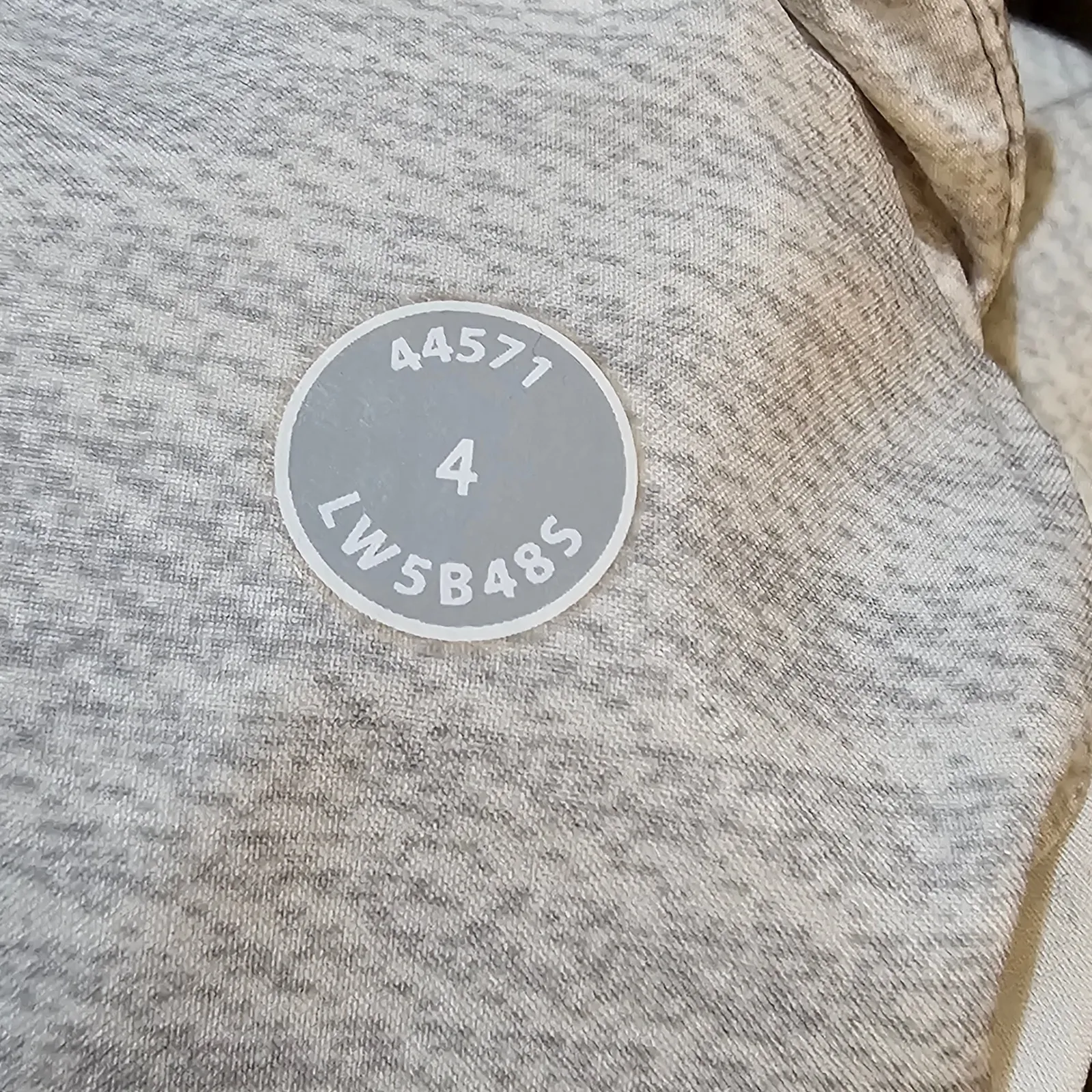 Lululemon Womens Commuter Denim White Fossil Om Pants 4 - Image 5